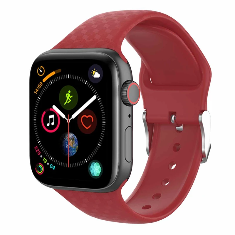 Для Apple iWatch 3D текстура стереоскопические визуальные эффекты силиконовый ремешок для часов Ремешок для Apple Watch 1234 iWatch