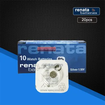 

20pack Renata 337 Watch Battery 337 SR416SW 1.55V Bottun Cell Batteries