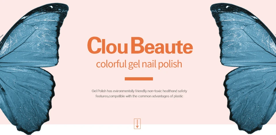 Clou Beaute Мода УФ лак для ногтей гель для ногтей сапфир розовый лосось темно-красный 10 мл кольцо лак Краски гель для ногтей Salon Nail Art