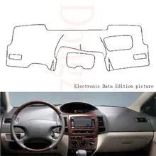 Dongzhen автомобильные коврики для приборной панели, покрытие, пригодное для Toyota VIOS 2004-2007, избегайте света Pad Инструмент платформа приборная панель ковровое покрытие Коврик