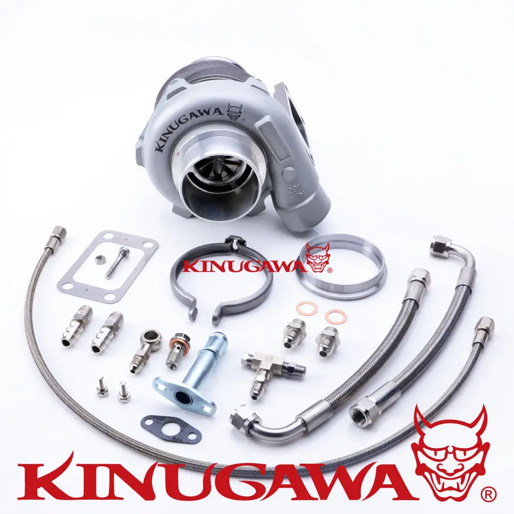 

Kinugawa Ball Bearing Turbocharger 3" GTX2863R 53.9 mm w/ .73 T3 V-Band External