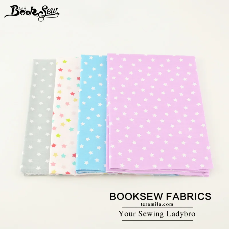 Новинка 100% хлопчатобумажная саржевая ткань Booksew 4 шт./лот домашний текстиль для