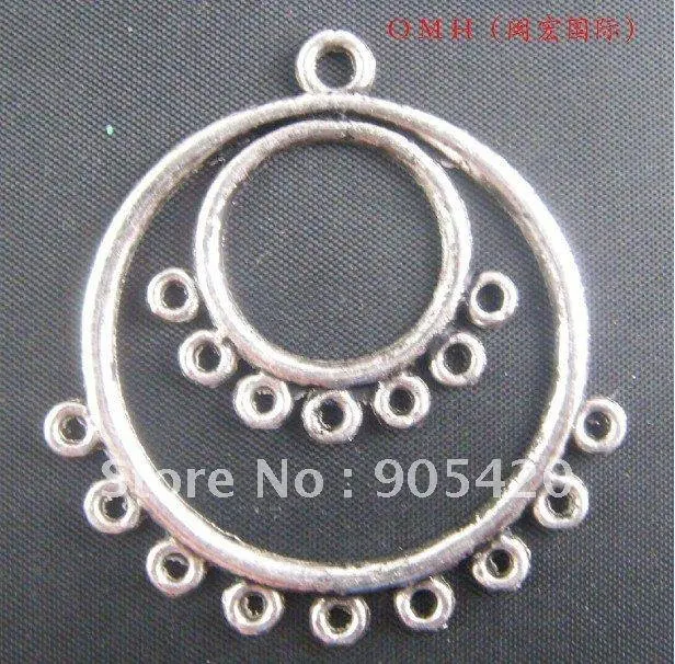 OMH оптовая продажа 8 шт. тибетские серебряные подвески 37x35 мм EH327|pendants wholesale|pendant