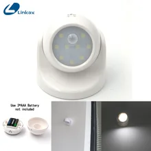 Безопасность 9 светодиодный датчик движения Ночной Настенный светильник вращение на 360 градусов Авто PIR ИК инфракрасный детектор лампа детский ночной Светильник