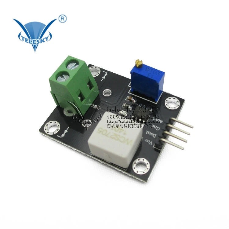 

WCS2705 current detection sensor adjustable 5A short circuit / overcurrent protection module