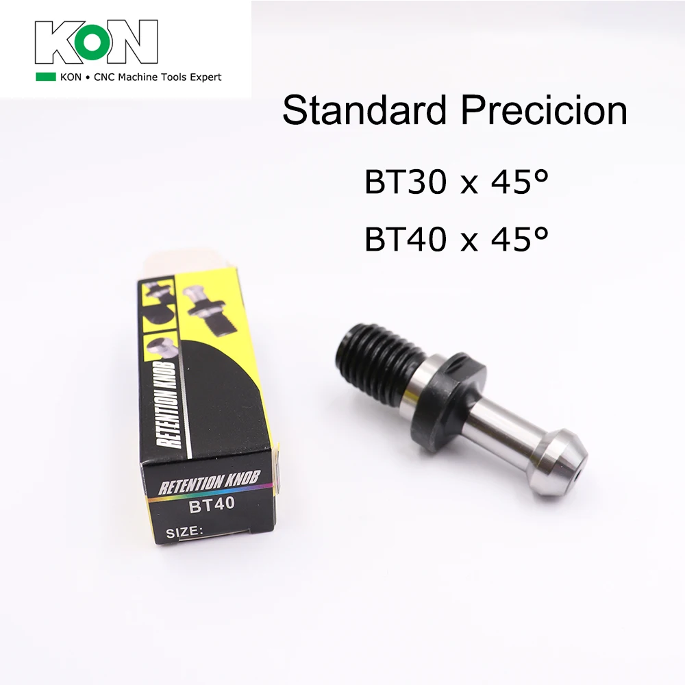 

[ChinaKON] Pull Stud Sealed Retention Knob BT30 BT40 Pull Stud 45 Degree BT30 x 45 Degree BT40 x 45 Degree Standard Precision