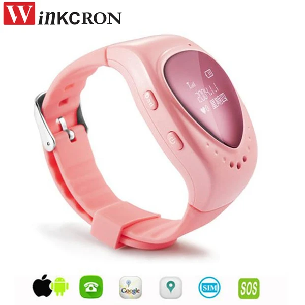

Mini GPS tracker A6 Cheaper for Kids GPS watch tracker children gps bracelet google map sos button free apps gsm gps locator