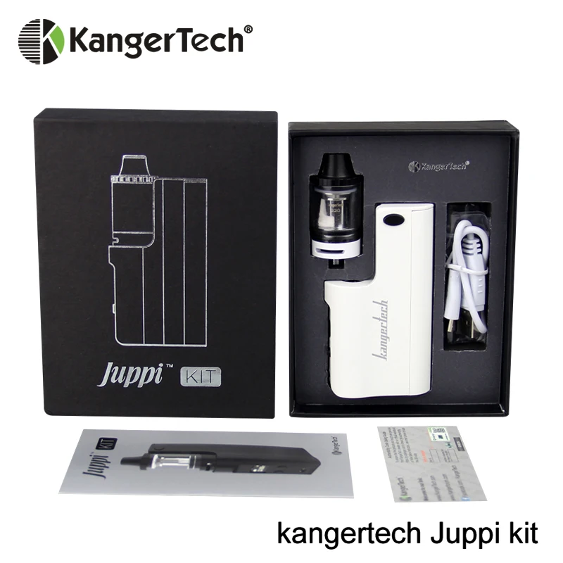 

100% Original KangerTech JUPPI Kit with 75W JUPPI Box MOD 3ml JUPPI Tank Atomizer E-Cigarette Kanger JUPPI Kit in stock