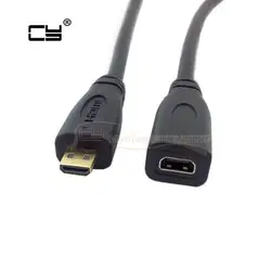 HDMI 1,4 Тип D Micro HDMI мужчина к Micro HDMI Женский M/F расширение
