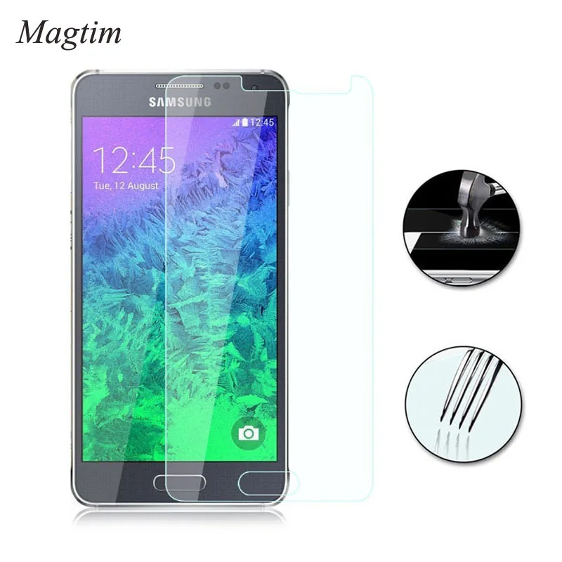 

9H Tempered Glass Screen Protector For Samsung GALAXY Alpha G850 G850F G8508 G8508S G8509 Anti-Shatter Screen Protection Film
