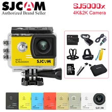 Many Accessories Send !Original SJCAM SJ5000X Elite WiFi 4K 24fps 2K 30fps Gyro Sports Action Camera Waterproof Helmet Sports DV