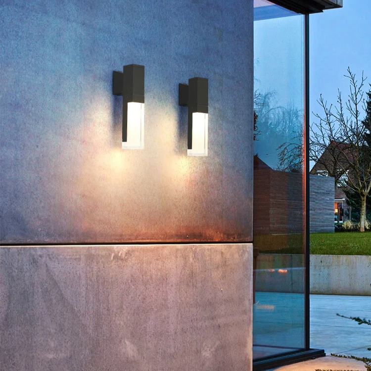 K9 Crystal 10w Led Outdoor Wall Sconces Light Waterproof Lamp