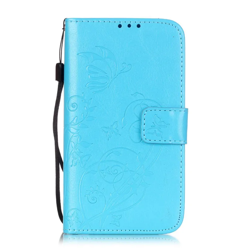 Модный Ретро-чехол из искусственной кожи с рисунком бабочки+ Мягкий силиконовый футляр с откидной крышкой для Samsung Galaxy J5 J500 J500F - Цвет: blue