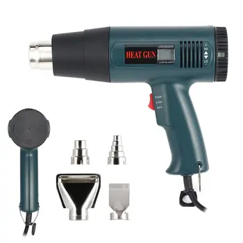 

866A 1800W LCD Display Industrial Electric Hot Air Gun Thermoregulator Heat Guns Shrink Wrapping Thermal power tool