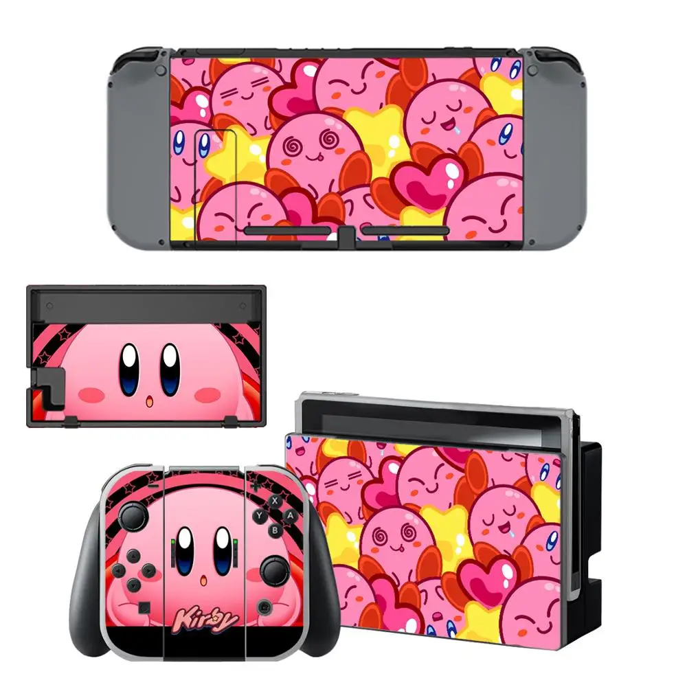 Сменные наклейки Switch Skin kirby Nintendo, сменные наклейки, совместимые с консолью Nintendo doswitch, Joy-Con, контроллером