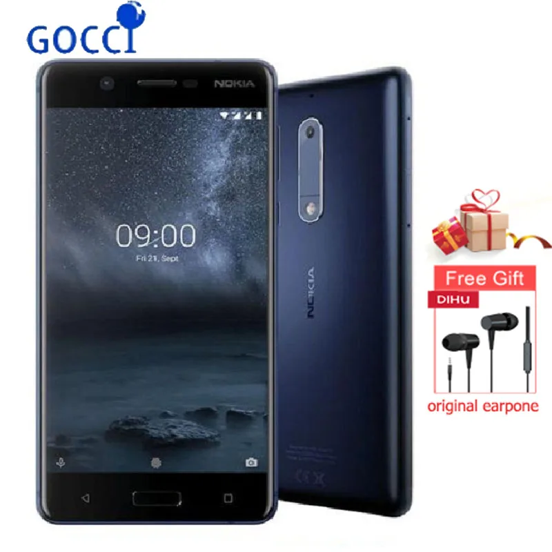 

NOKIA 5 Global Version 5.2 inch Fingerprint Android 9 2GB 16GB Snapdragon 430 Octa Core 4G Smartphone
