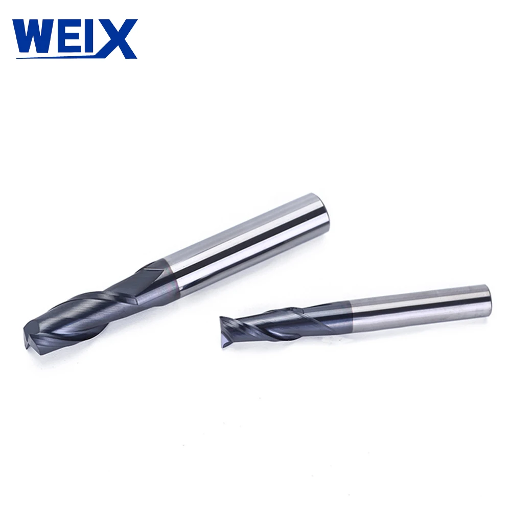 

WEIX 1PCS HRC45 2 Flute 3mm Cutting CNC tools Alloy Carbide Milling Tungsten Steel Cutter End Mill cricut machine router bit