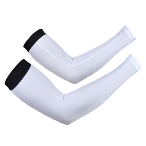 

2018 NEW 1 pair New Cycling Bike Bicycle Arm Warmers Cuff Sleeve Cover UV Sun Protection(white S