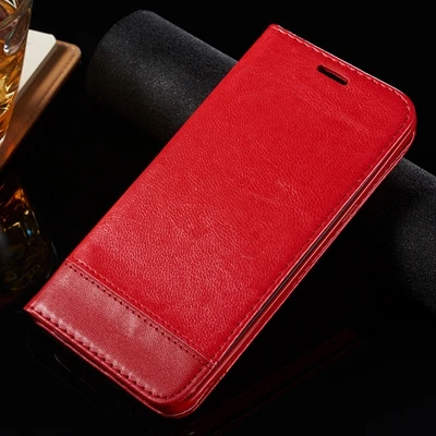 Чехол для Coque huawei P20 Lite кожаный флип-чехол для Fundas huawei P20PRO - Цвет: Red