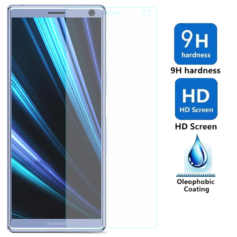 

9H Tempered Glass For Sony Xperia 10 plus 1 Screen Protector On For Sony XA2ultra L3 L2 R1 plus XA2plus XZ4 XZ3 XA3 Premium Film