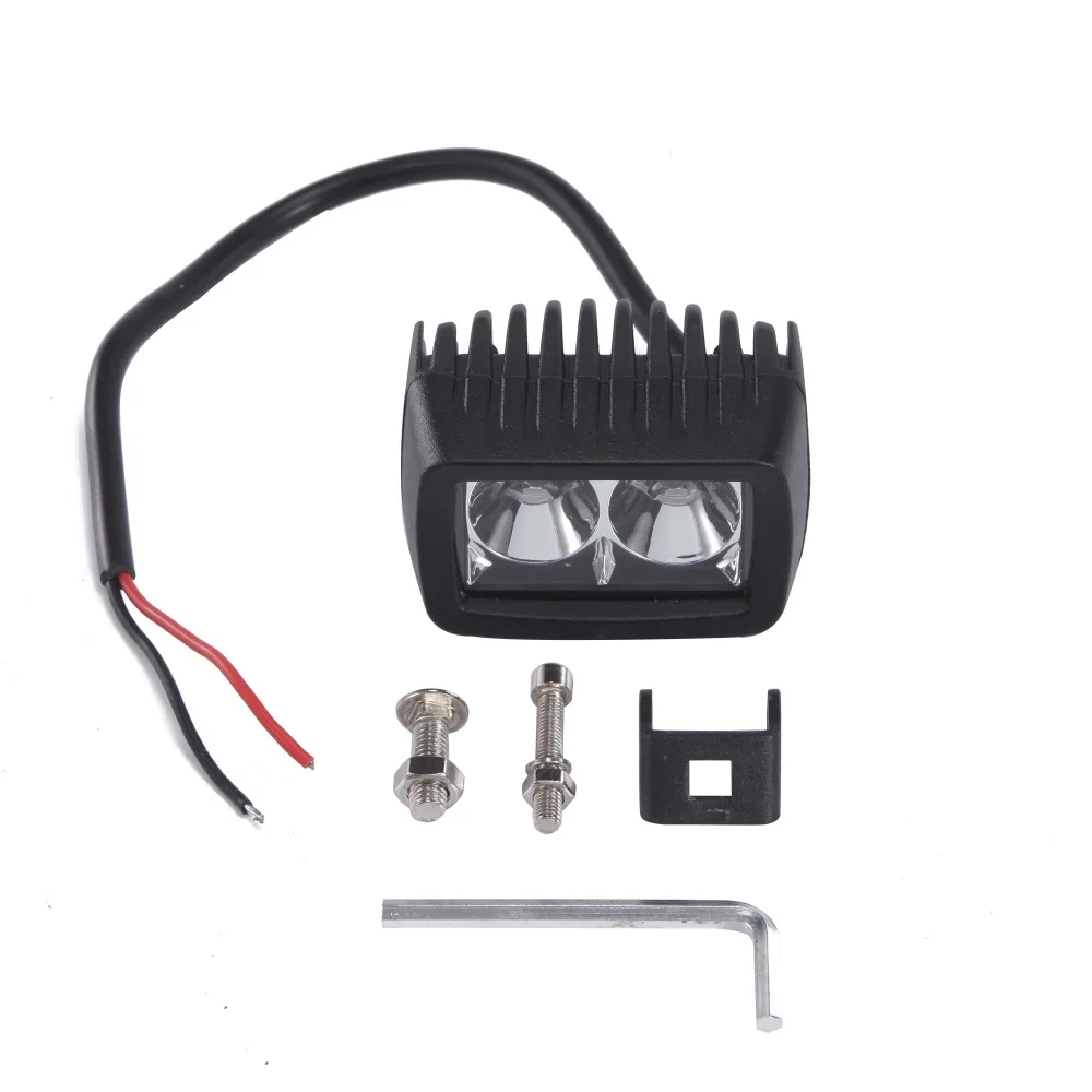 

10W LED Work Light Car Motorcycle Auto Truck ATV SUV Headlight 10-30V DC Spot Flood Off-road Driving Fog Lamp