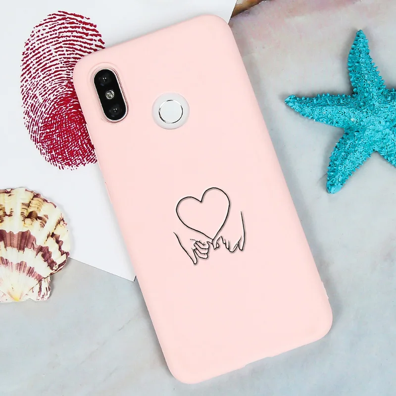 For Xiaomi Redmi Note 5 Case Redmi 6A 7 A Note 8T Pro Case Xiomi Mi 8 A2 Lite Back Cover Redmi 5A 5 Plus Funda Silicon Cute Matt