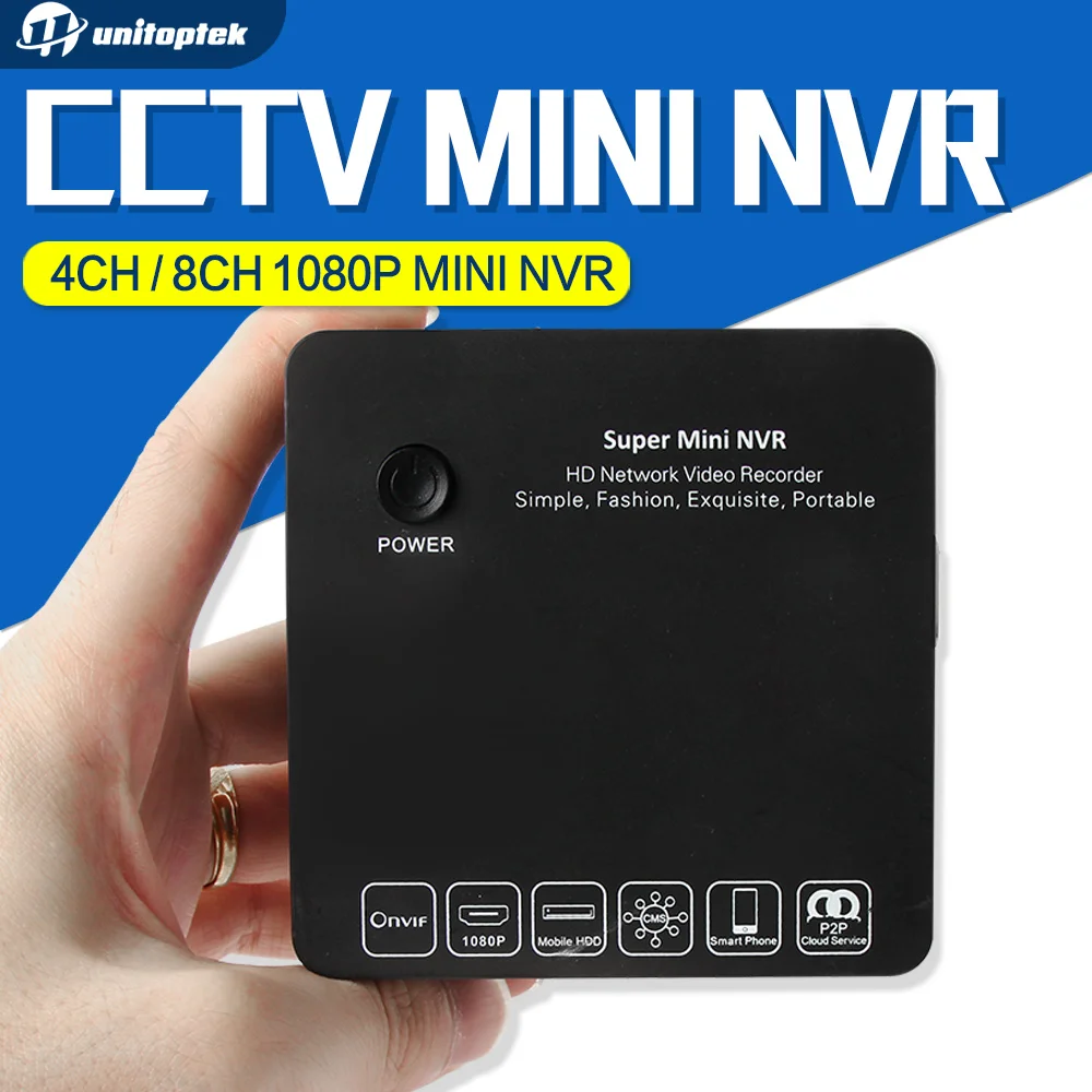 Super Mini NVR 4CH 8CH FOR Full HD IP Camera Network Video Recorder 1080P 960P 720P
