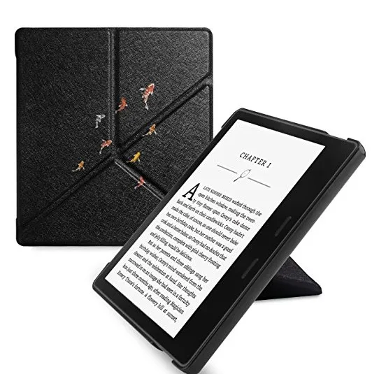 Чехол-подставка для Amazon Kindle Oasis 7,0 чехол для Amazon Kindle Oasis Smart Wake Up откидная кожаная задняя крышка - Цвет: KO7BXJG-Carp