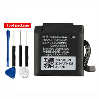 

Original Replacement HB512627ECW Battery For Huawei Watch2 Pro 4G EO-DLXXU Porsche Design HB512627ECW Battery 420mAh