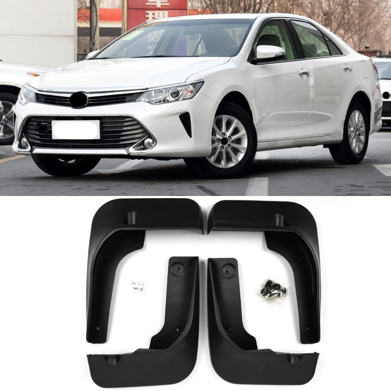 

Set Molded Car Mud Flaps For Toyota Camry 2015 2016 2017 Mudflaps Splash Guards Mud Flap Front Rear Mudguards Fender Accessories