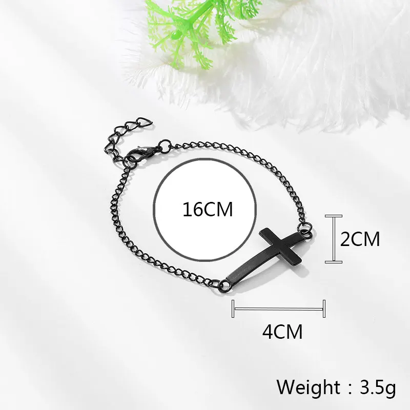 Браслет дружбы фенечки для пар braclet цепь Ссылка Шарм Крест браслет женский femme