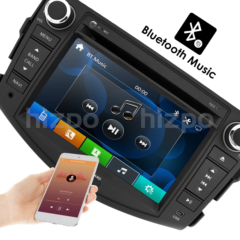Top 7" 2Din Car CD DVD Player Stereo for Toyota RAV4 Rav 4 2006 2007 2008 2009 2010 2011 2012 GPS Navigation Radio SWC DAB BT+Camera 9