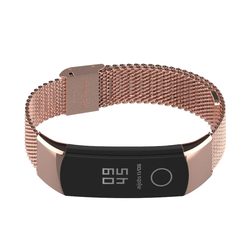  Wrist Strap For Huawei Honor Band 4/5 Strap Smart Wristband Milanese Metal Bracelet Band For honor  - 33027999969