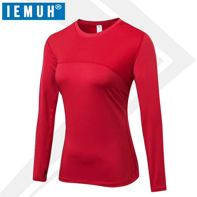 

IEMUH Warm Long Johns Top Thermal Underwear Women Winter Quick Dry Anti-microbial Stretch Thermo Underwear Female European Size