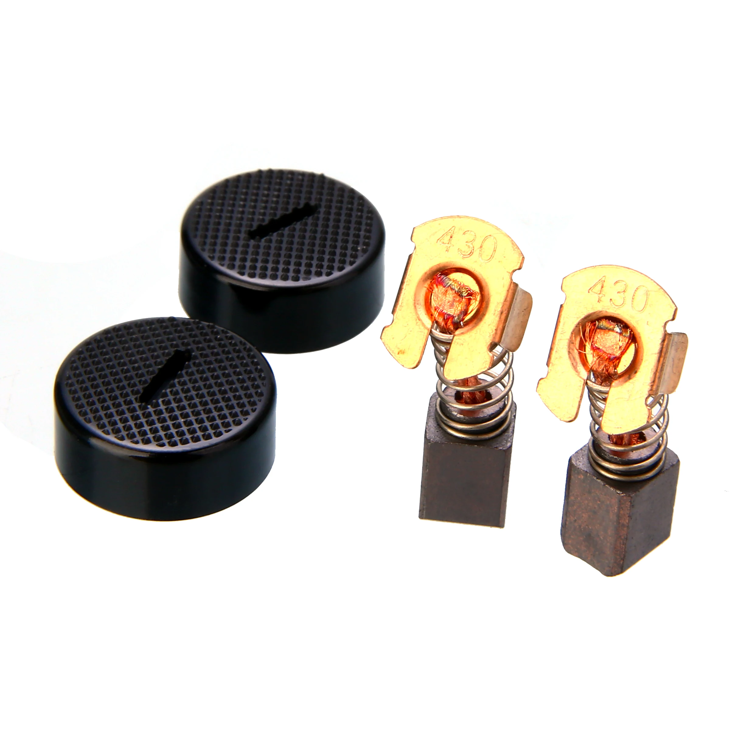 1 Pair Electric Motor Spring Carbon Brushes Replacement for BGA450 BGA452 DGA452 GA400 BGA402 With Cap for Electric Drill