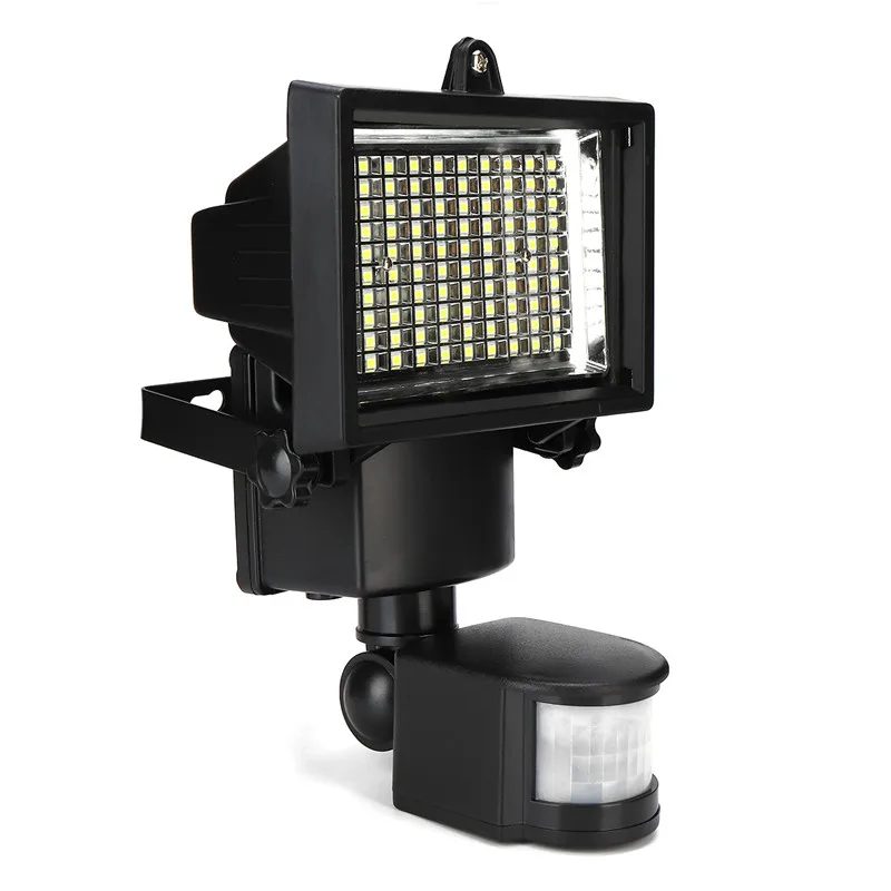 

100 LED Garden Outdoor Solar Powerd Motion Sensor Light PIR Security Flood Lamp Solar Powered Auto/on/off Switch 16.4ft Cable