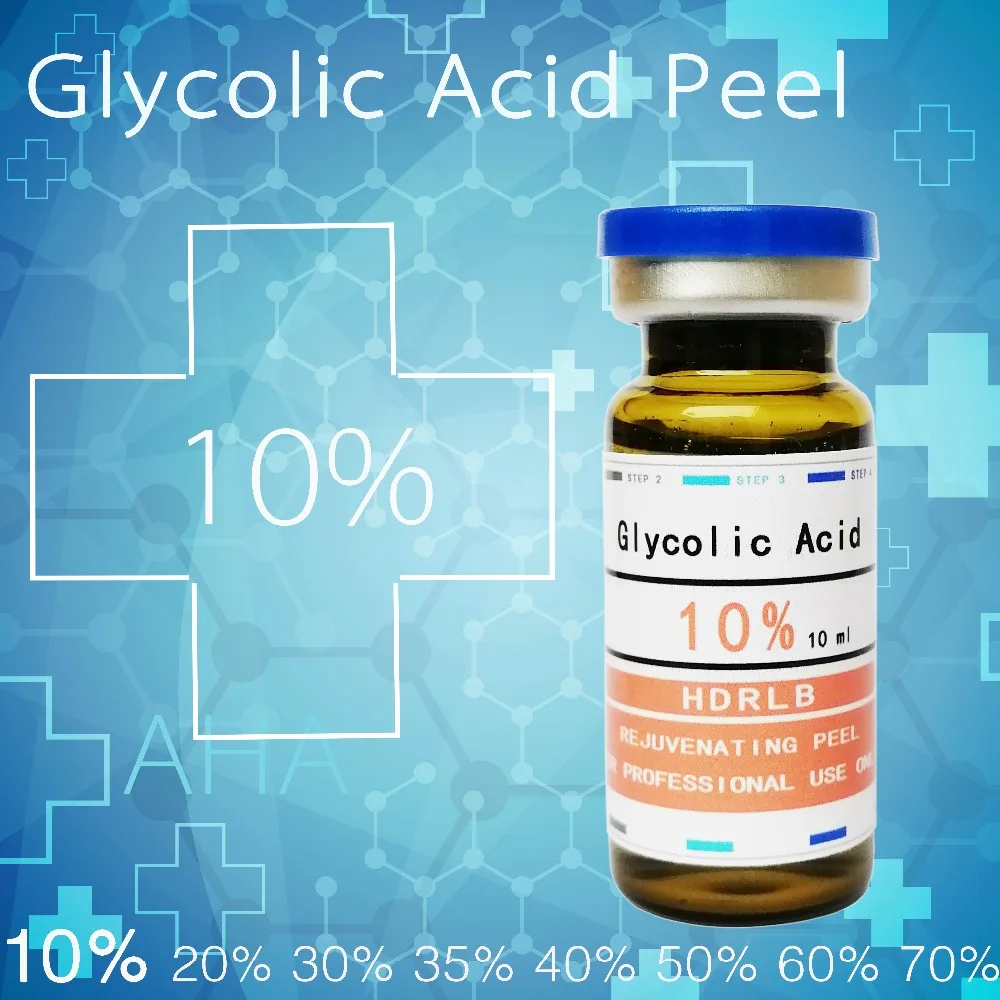 Crazy sales glycolic acid 10% glycolic acid peel glycolic peel 10ml peeling glycolic acid chemical peel Exfoliator dull skin