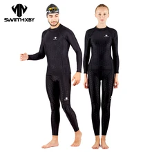 HXBY профессиональный купальник-Акула рубашка для плавания с длинными рукавами Мужская одежда для плавания женские брюки для плавания женская одежда для плавания купальники большого размера