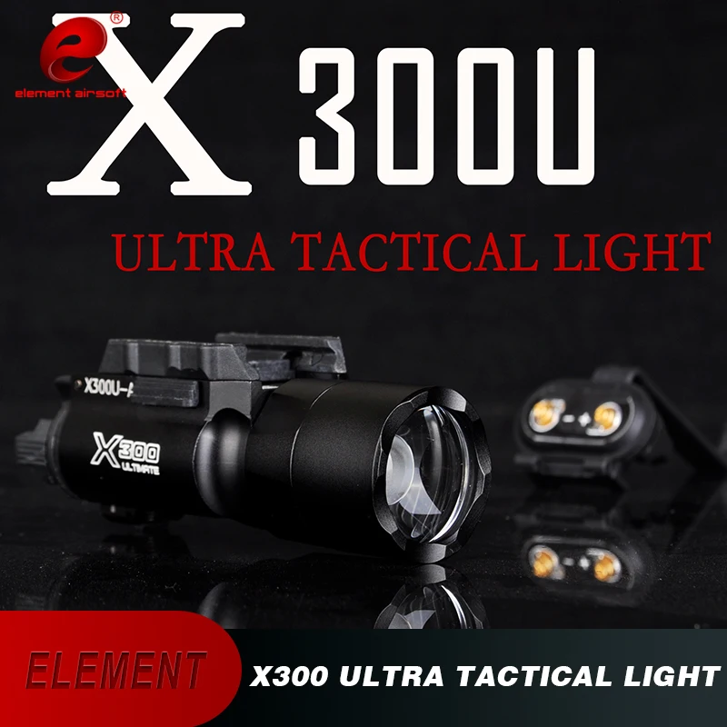 Element Airsoft тактический фонарь вспышка светильник Surefir X300 пистолет светильник 370 люмен Surefir X300U пистолет светильник X300 EX359