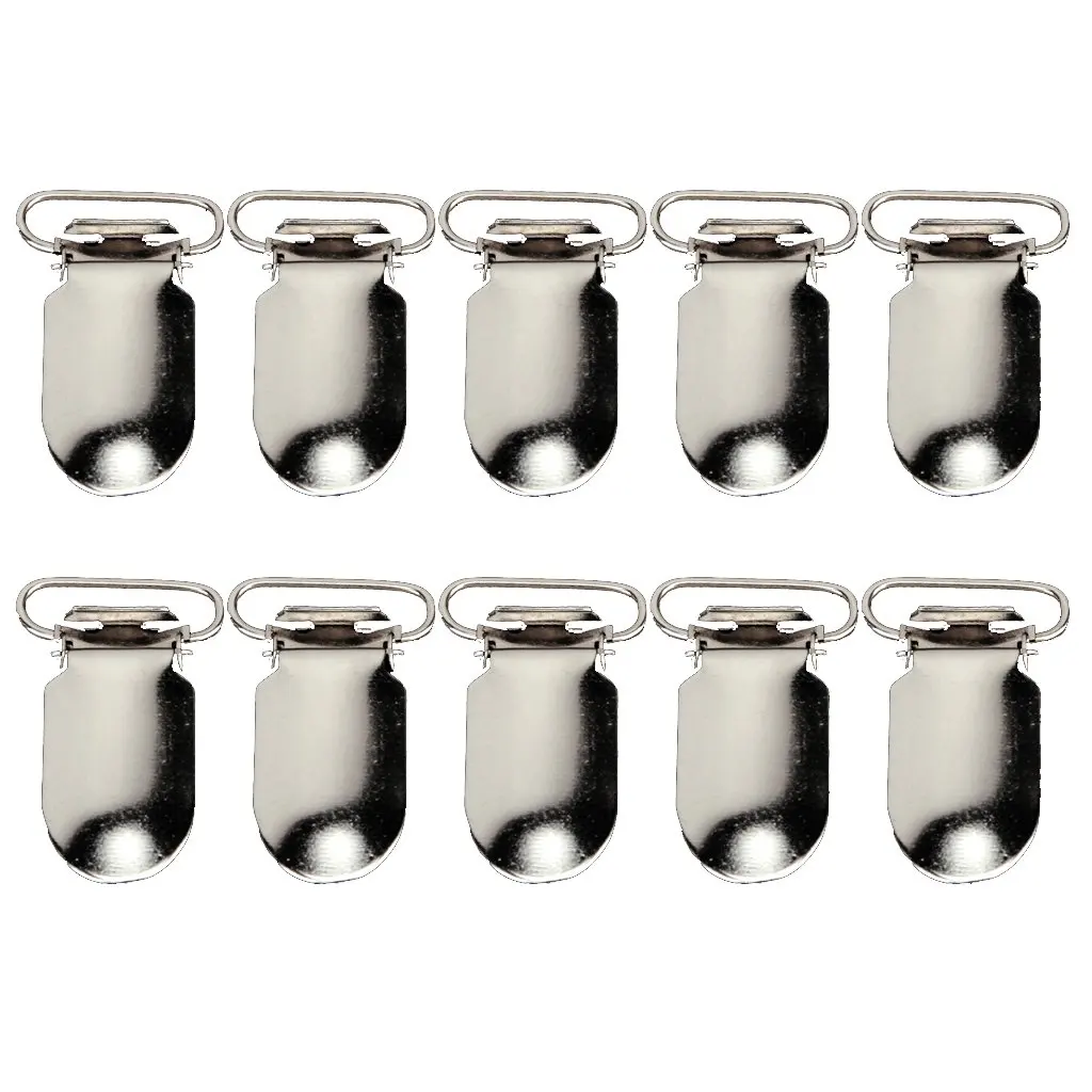 10 pcs Pacifier Suspenders 1.5 inches Clipssuspender clipspacifier
