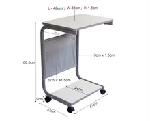 48*33CM Fashion Multi-purpose Mobile Laptop desks Modern Bedside desk New Notebook computer Desk