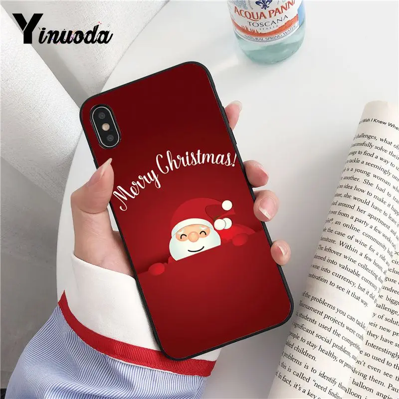 Happy New Year Merry Christmas Snowman Santa