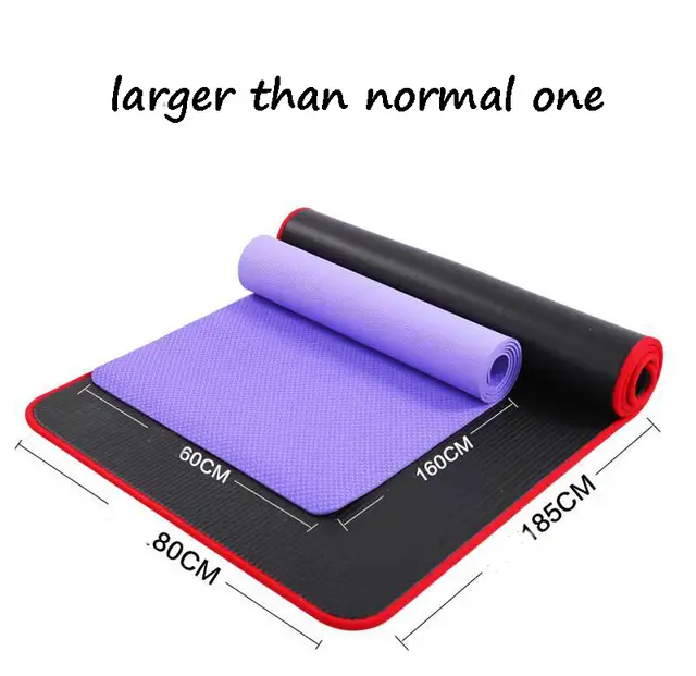 1830 800 10mm Yoga Mat Nrb Non Slip Giant Fitness Mat Extra Thick