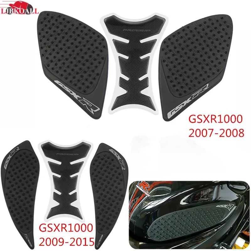 

For Suzuki GSXR1000 2007-2015 GSXR 1000 Motorcycle Protector Anti slip Tank Pad Sticker Gas Knee Grip Traction Side 3M Decal