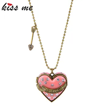 

Fashion accessories heart box necklace free shipping