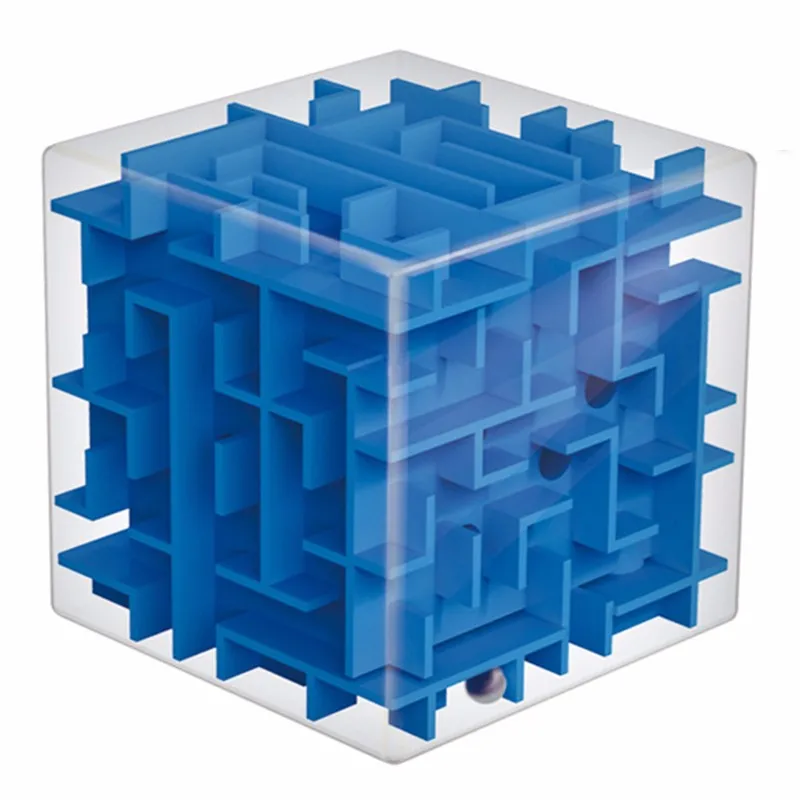 

1 Pcs Transparent Maze Magic Cube Early Childhood Educational Intelligence Gift Adult Kids Toy