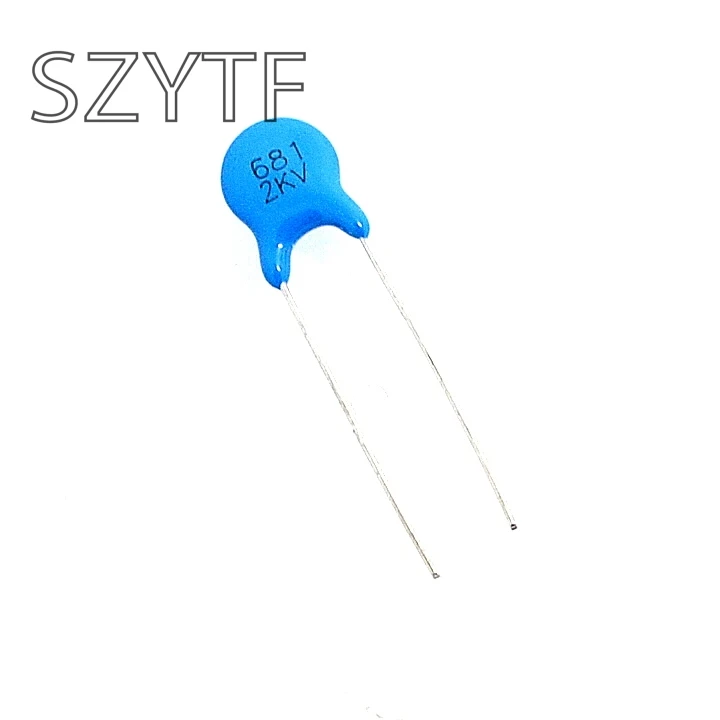 50pcs High Voltage Ceramic Disc Capacitors 680PF 0.68NF 2000V 2KV 681K NEW