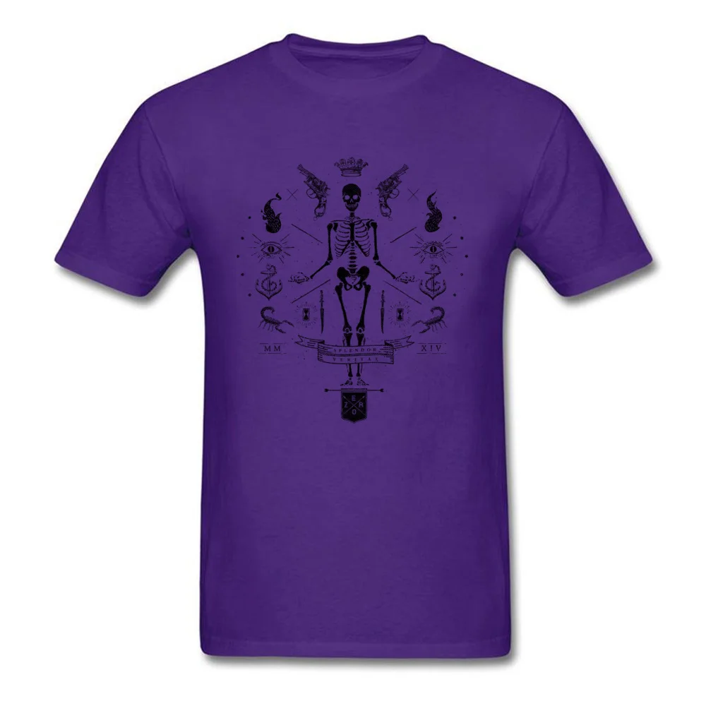 Eternal Contemplation II Fitted Short Sleeve Funny Tshirts 100% Cotton Round Collar Boy T Shirt Classic Tee-Shirts Summer/Autumn Eternal Contemplation II purple