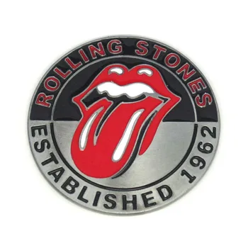 

Round Tongue Rock Music Belt Buckle Pewter Finish