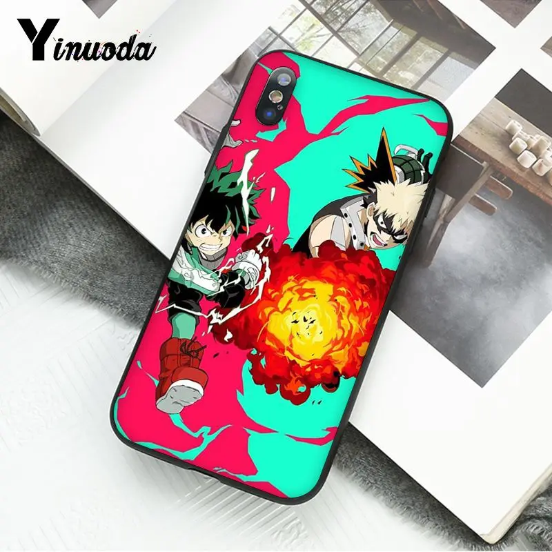 Anime My Hero Academia deku and bakugou